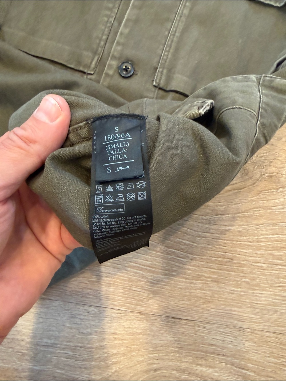 AllSaints Olive Green Military Field Jacket - Picture 6 of 8